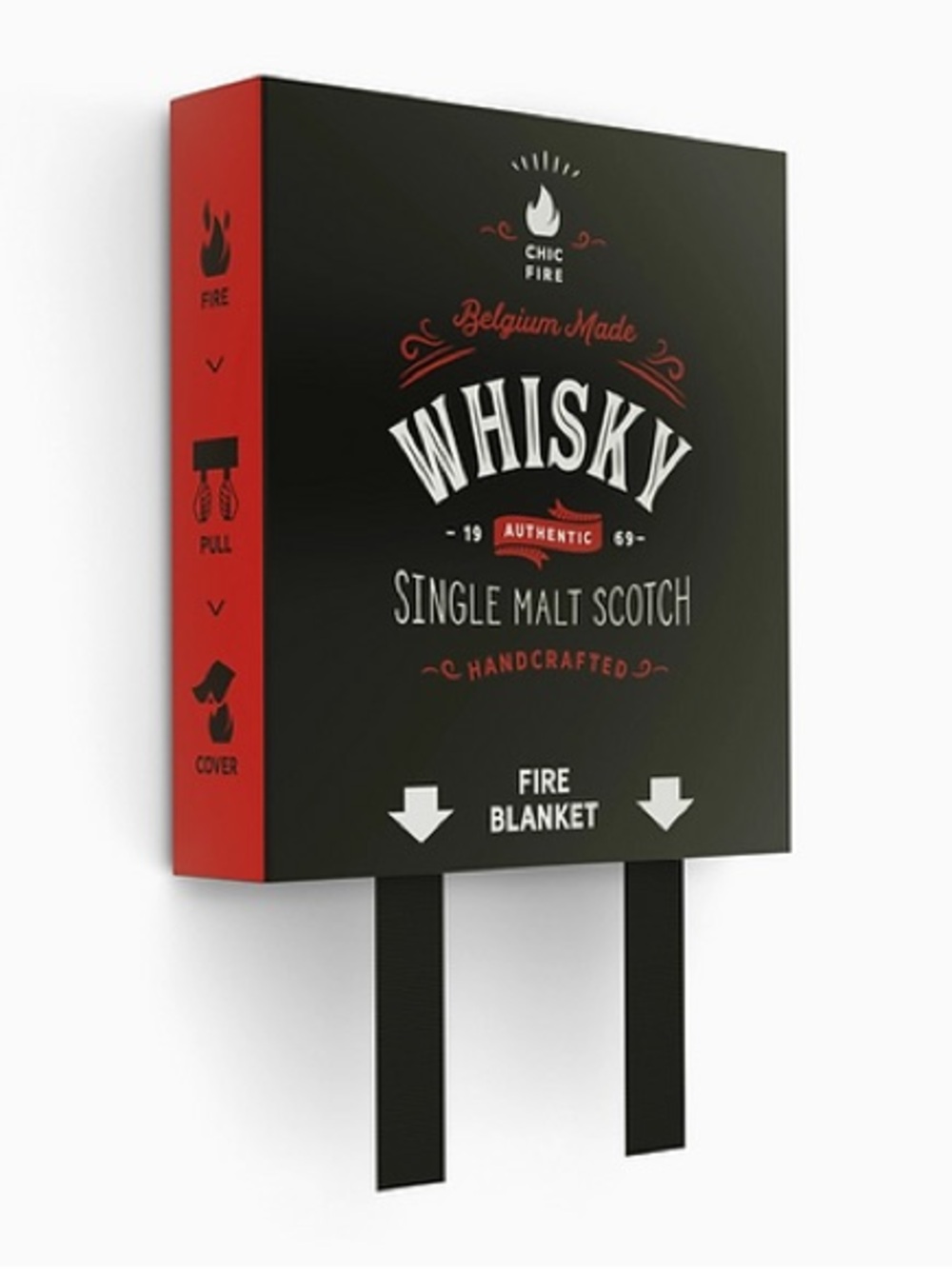 Fire Blanket-Whisky Single Malt Scotch design